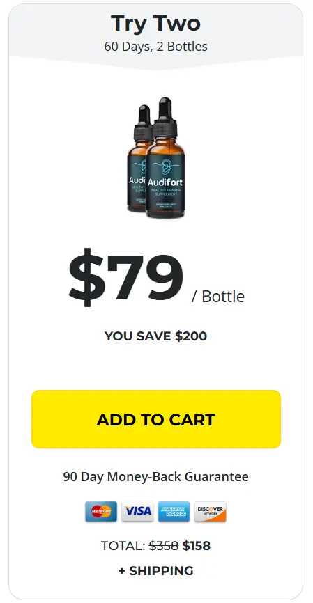 Audifort 2 bottle price