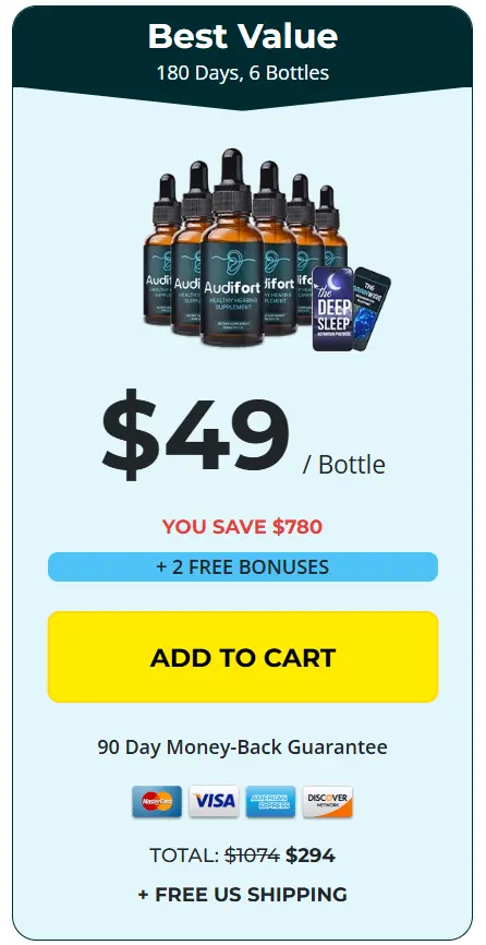 Audifort 6 bottle price 