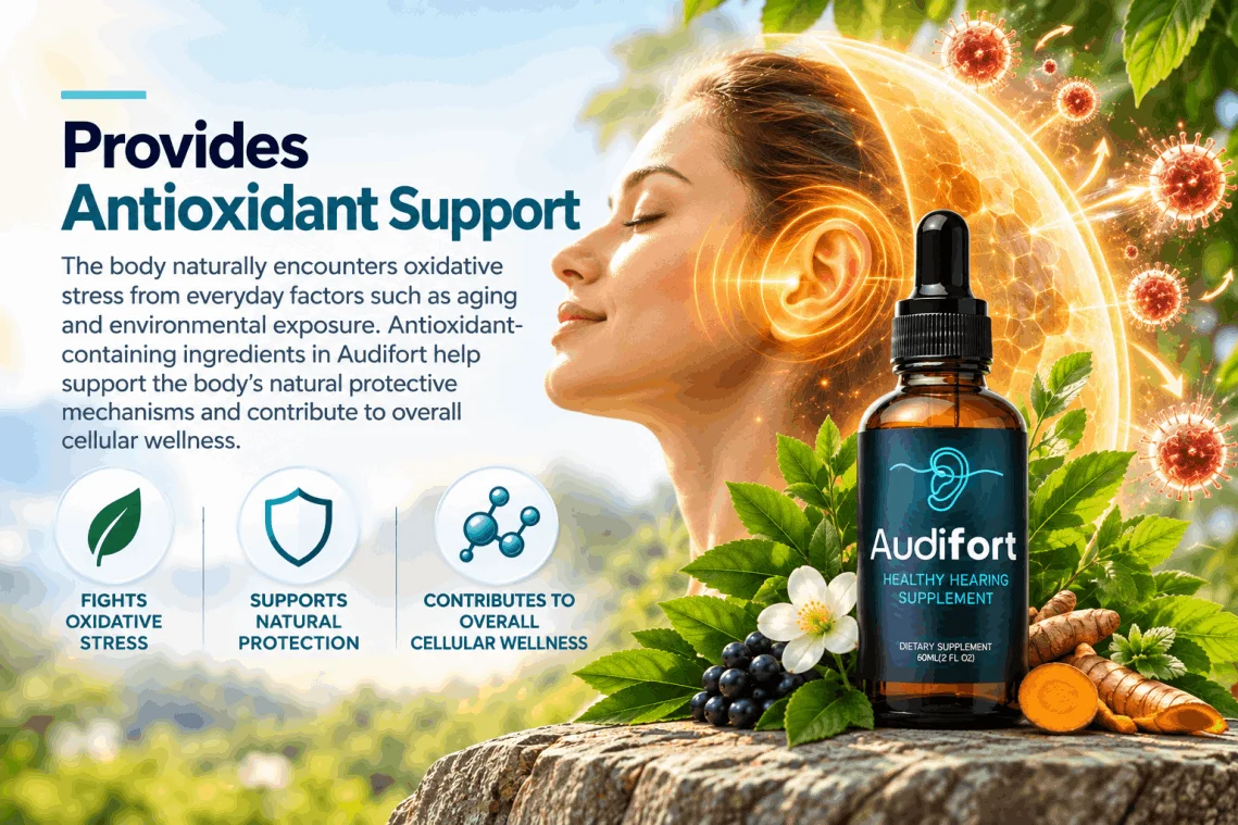 AudiFort Provides Antioxidant Support